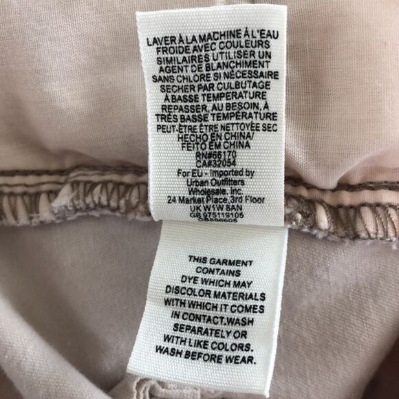 FREE PEOPLE Sweet Jane Velvet Skinny Stretch Pant - 25 - Picture 9 of 9